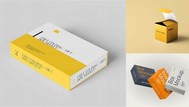 2014+ Transparent Box Mockup Free Free Creative Design