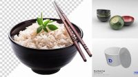 2015+ Mockup Rice Bowl PSD Download