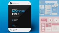 2015+ Social Network Mockup Photoshop Resource Free