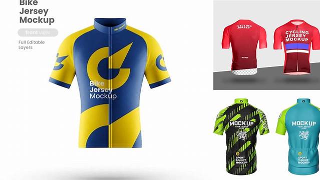 2016+ Cycling Jersey Mockup Free Digital Download