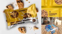 2022+ Cookie Mockup Layered Photoshop Template