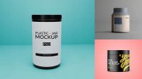 2024+ Plastic Jar Mockup Best for Showcase