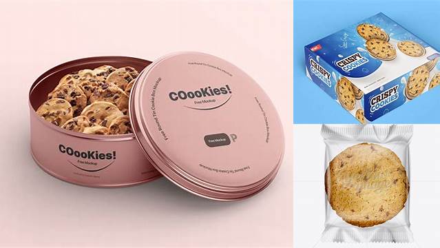 2030+ Cookies Mockup Download Free Editable PSD Template