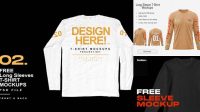 2037+ Long Sleeve Mockup Free For Free Download