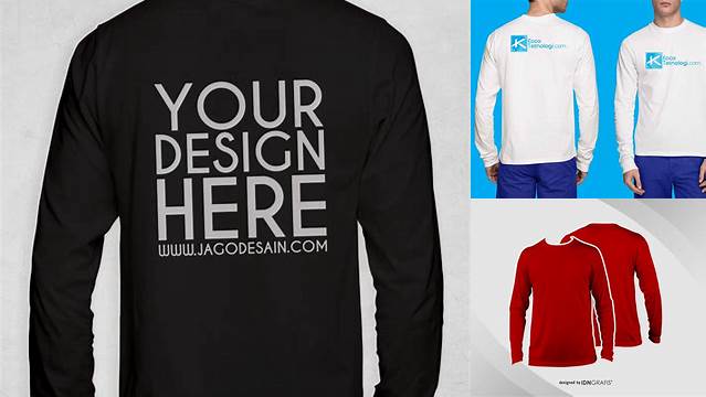 2040+ Download Mockup Kaos Lengan Panjang Cdr Mockup PSD