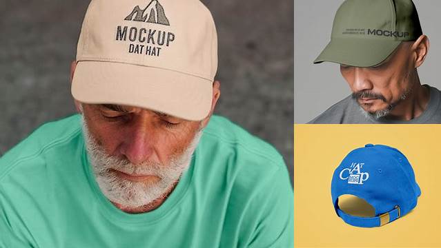 2074+ Dad Hat Mockup Psd Custom Mockup PSD for Free