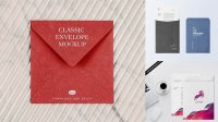 2086+ Mockup Envelope A4 High-Resolution PSD Download