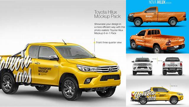 2096+ Mockup Hilux For Free Download