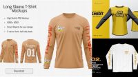 2100+ Long Sleeve T Shirt Mockups Best for Showcase