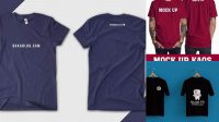 2101+ Mockup Baju Depan Belakang Digital Download