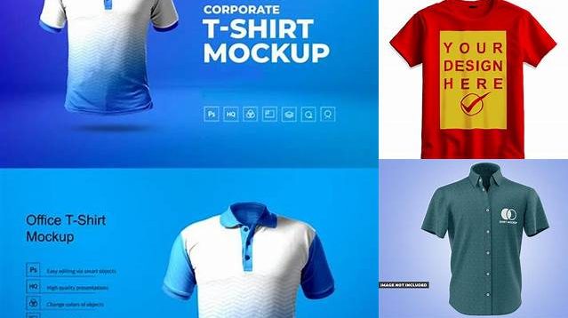 2104+ Corporate Shirt Mockup Easy-to-Use PSD Template