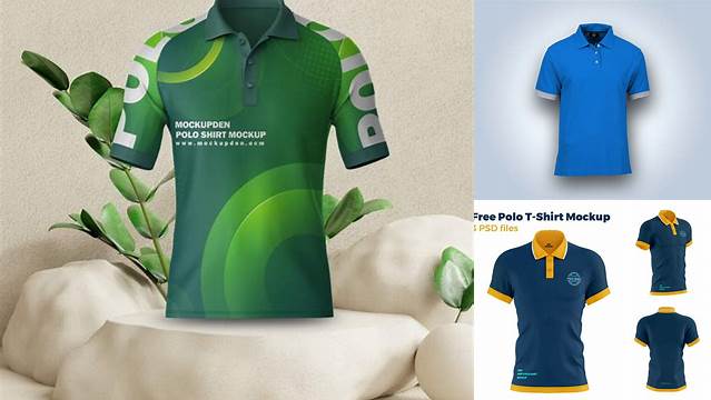 2118+ Free Mockup Polo Shirt PSD Free Download