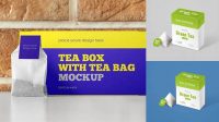 2120+ Tea Bag Mockup Free Free PSD