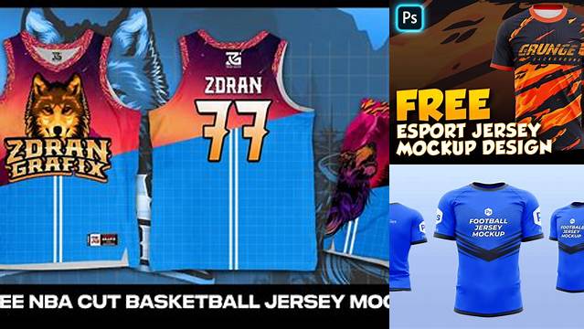 2121+ Sublimation Jersey Mockup Free Premium Quality PSD Freebie