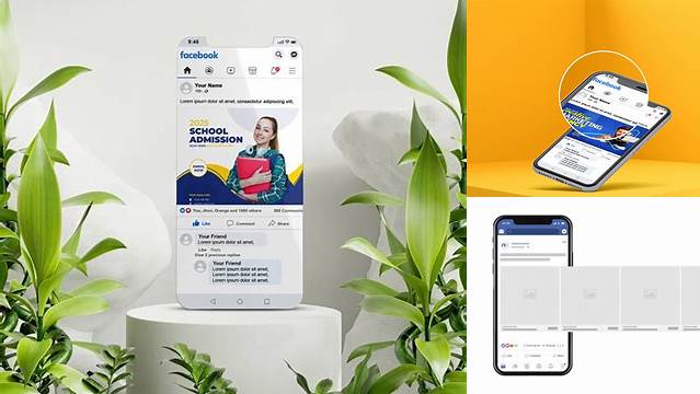 2129+ Facebook Carousel Mockup Free Free Mockup PSD