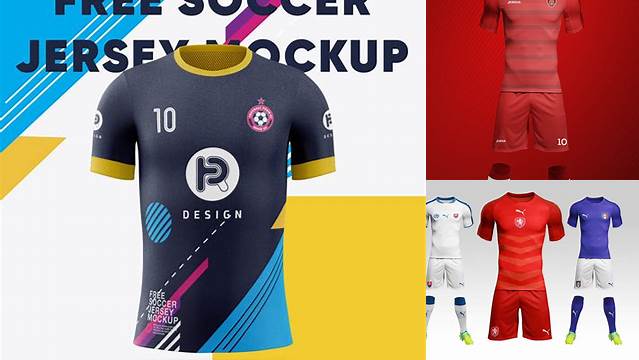 2129+ Football Soccer Uniform Mockup Free Include TIFF