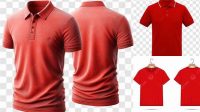 2130+ Mockup Kaos Polos Merah Smart Layer Mockup Free