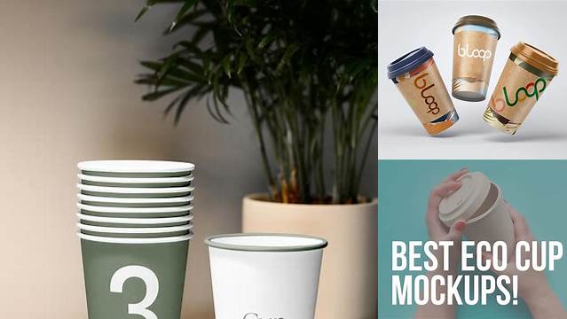 2136+ Ecocup Mockup High-Quality Editable PSD