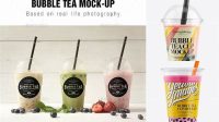 2143+ Bubble Tea Mockup Include TIFF