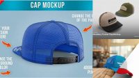 2148+ Trucker Hat Mockup Easy Editable