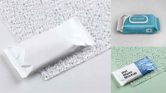 2151+ Wet Wipes Packaging Mockup Free Professional PSD Template