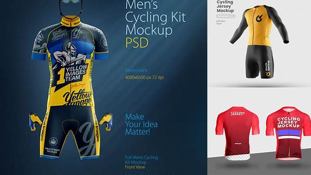 2152+ Cycling Mockup Fully Layered PSD Freebie