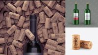 2154+ Wine Cork Mockup Free Downloadable PSD