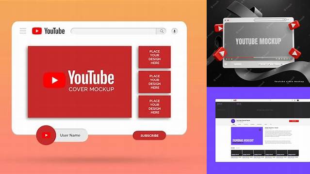 2156+ Mockup Youtube Free Easy to Use PSD