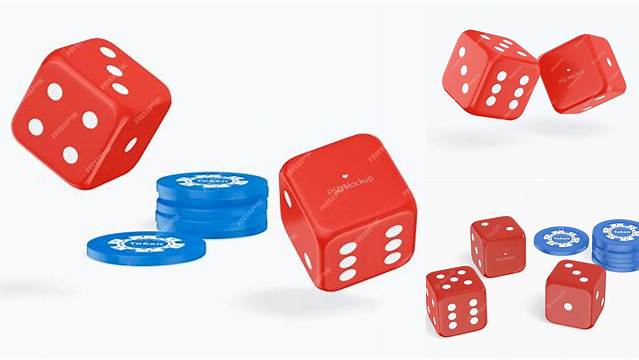 2159+ Dice Mockup Free Smart Object PSD