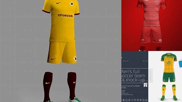 2160+ Football Kit Mockup Free Digital Download