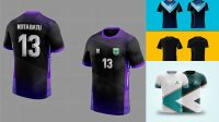 2161+ Mock Up Jersey Modern PSD Templates