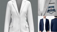 2165+ Blazer Mockup For Free Download