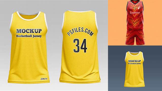 2167+ Basketball Jersey Psd Free Editable Mockup PSD