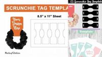 2169+ Scrunchie Tag Template Free Download Elegant Photoshop Mockup