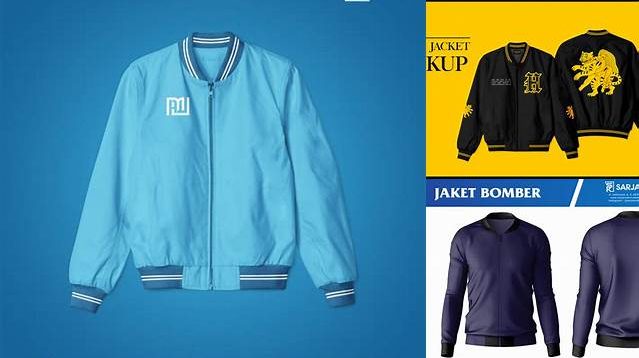 2173+ Mockup Jaket Bomber Easy Editable