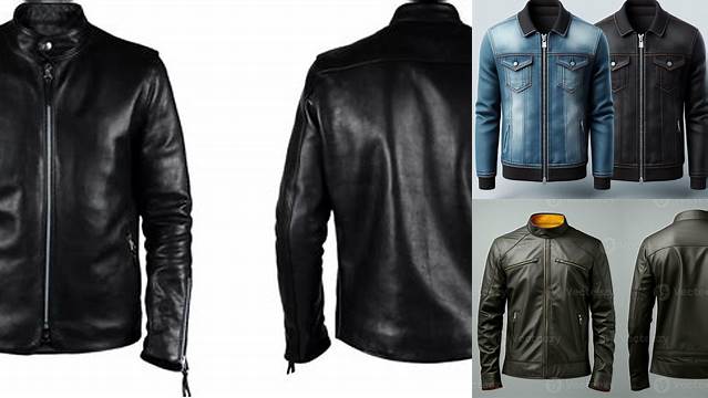 2174+ Leather Jacket Mockup Smart PNG Image