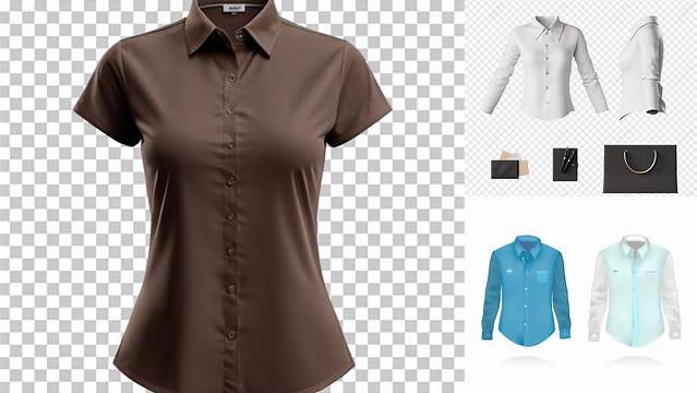 2175+ Mockup Kemeja Wanita High Resolution