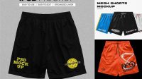 2177+ Mesh Shorts Mockup Psd Download PSD Now