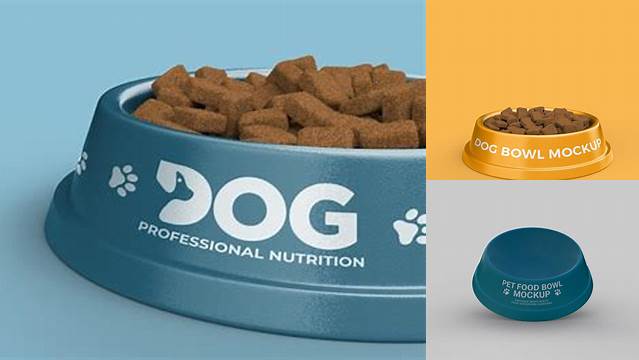 218+ Pet Bowl Mockup Professional PSD Mockup