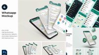 218+ Whatsapp Mockup Psd Free Download Free PSD