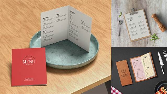 2181+ Menu Mock Ups Download Professional PSD