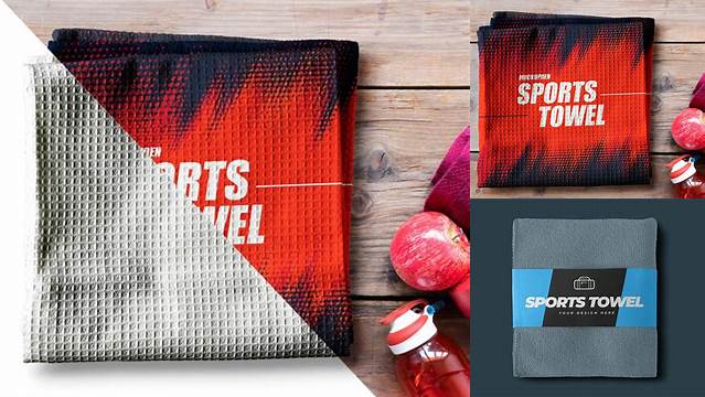 2184+ Sports Towel Mockup Easy-to-Use PSD Template