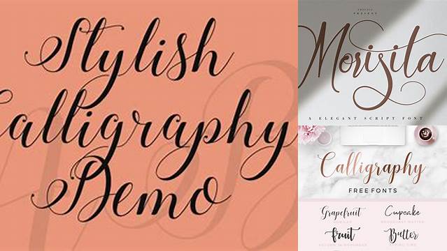 219+ Ams Calligraphy Fonts Free Download Elegant and Stylish Free PSD