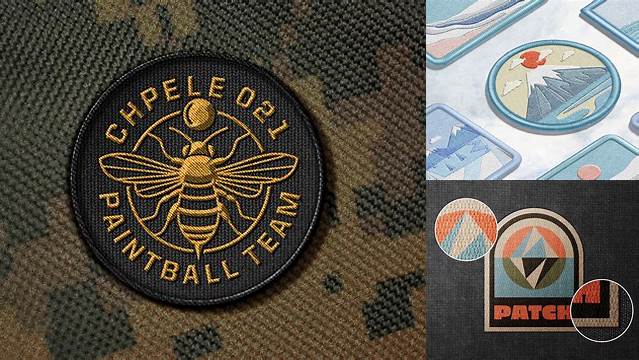 2200+ Embroidered Patch Mockup Free Best for Showcase