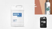 2211+ Gallon Bottle Mockup Free Smart Layer PSD