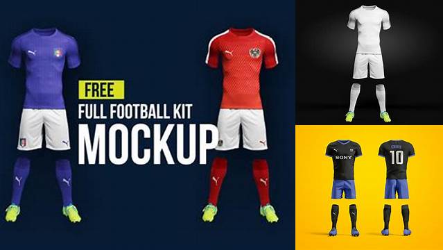 2221+ Soccer Kit Mockup Psd Free Download Free PSD