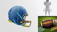 2224+ American Football Mockup Free Best for Showcase