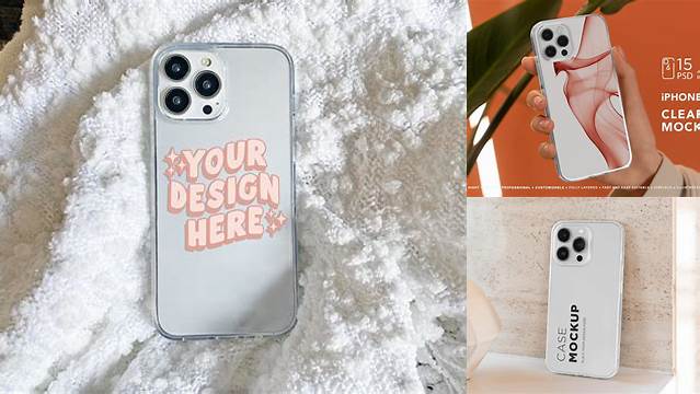 2225+ Iphone Clear Case Mockup Free Custom Graphic Mockup File