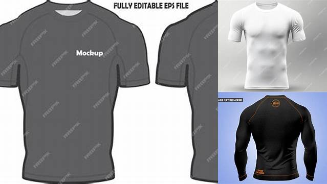 2227+ Compression Shirt Mockup Editable Graphic Free PSD