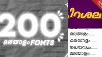 2235+ Malayalam Fonts Pack Editable Design File